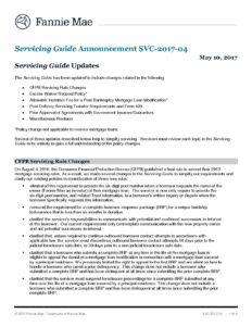 Click Here To View The Fannie Mae Servicing Guide Announcement - TENA